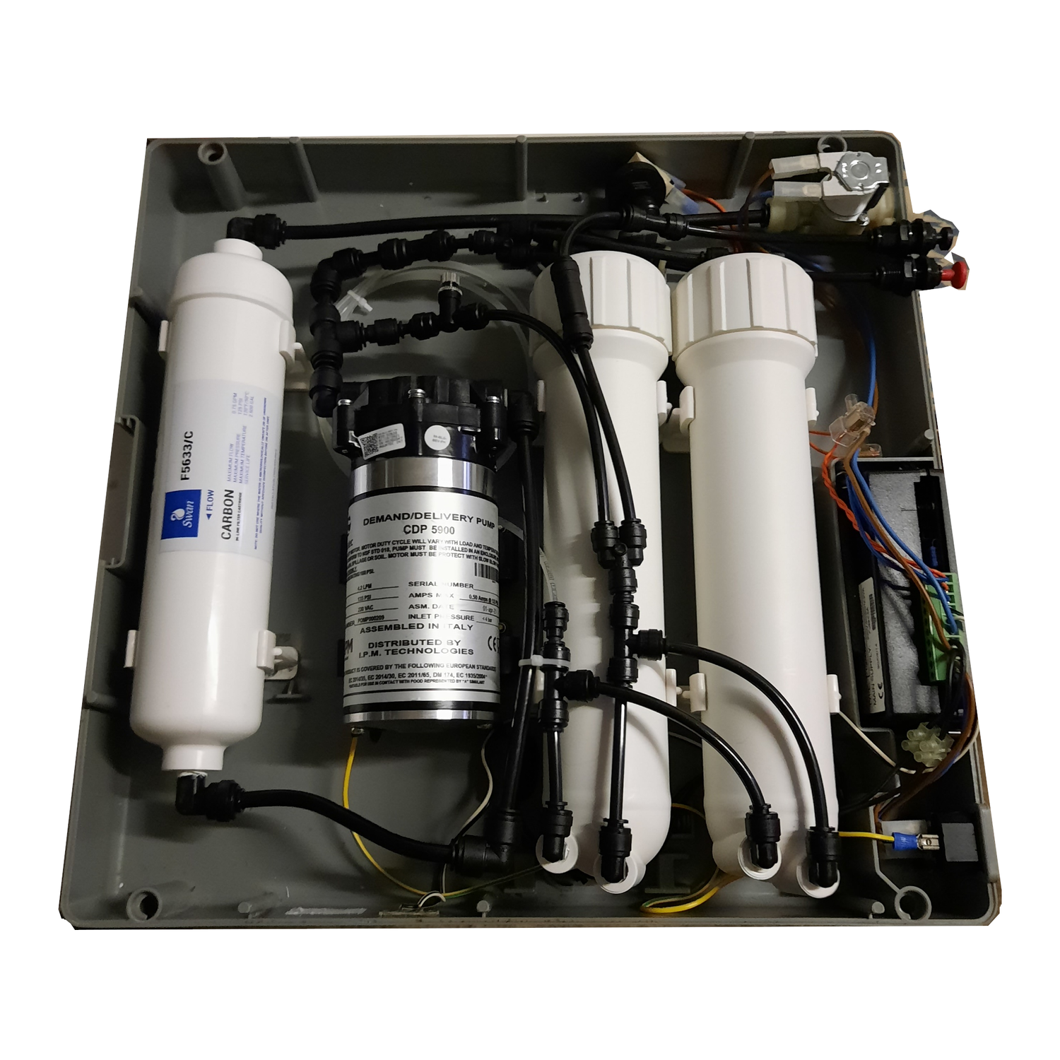 Impianto Acqualife modificato con membrane standard