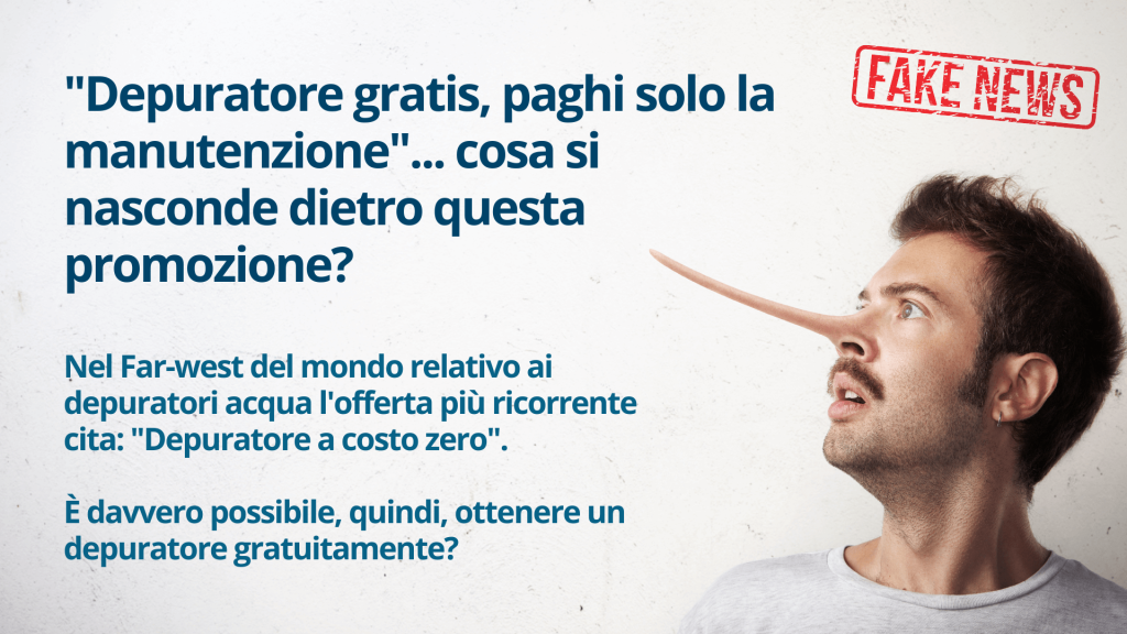 Depuratore acqua gratis con abbonamento: quanto costa davvero