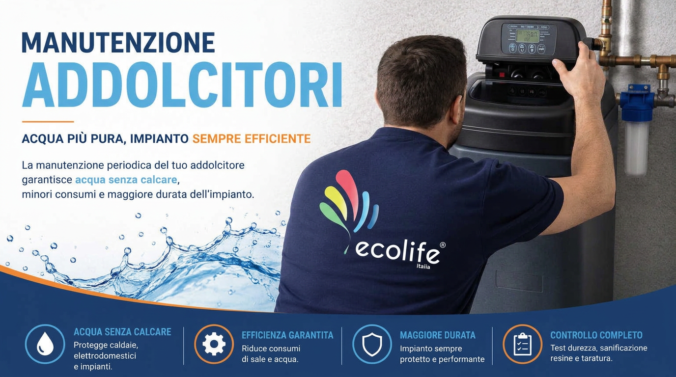 Come capire se l'addolcitore ha bisogno di manutenzione